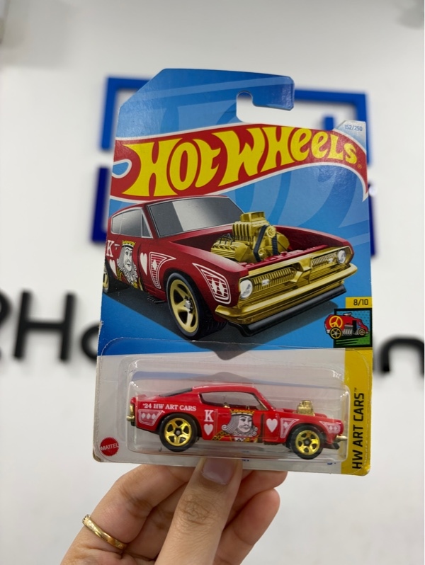 Xe mô hình Hot wheels King Kuda - Màu đỏ - Newseal