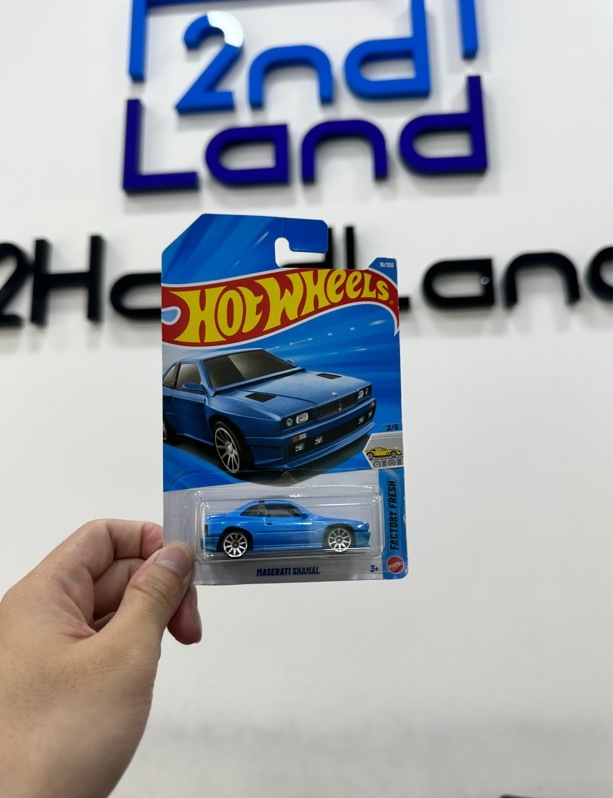 Xe mô hình Hot Wheels - Maserati Shamal 16/250 - Màu xanh dương - Newseal