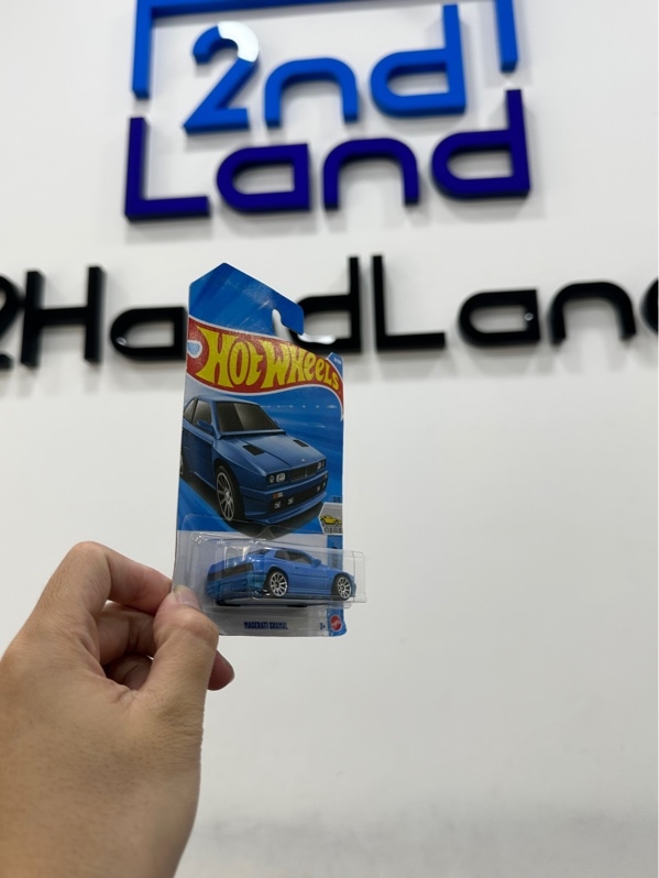 Xe mô hình Hot Wheels - Maserati Shamal 16/250 - Màu xanh dương - Newseal