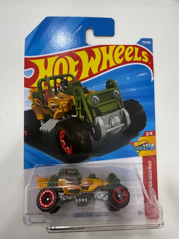 Xe mô hình Hot Wheels - MOUNTAIN MAULER - Màu xanh vàng - NewSeal 2026