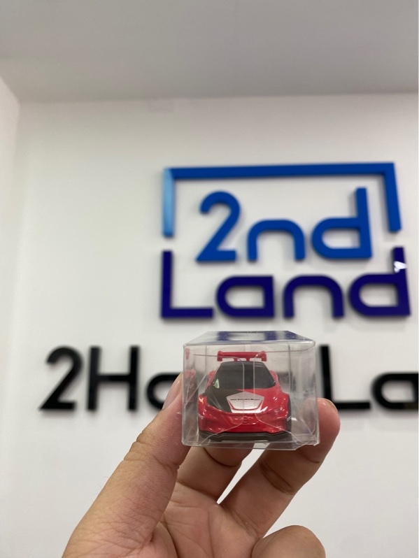 Xe mô hình Hot Wheels - Nissan Leaf Nismo RC_02 - Màu đỏ - Ngoại hình: 97% - Kèm Box