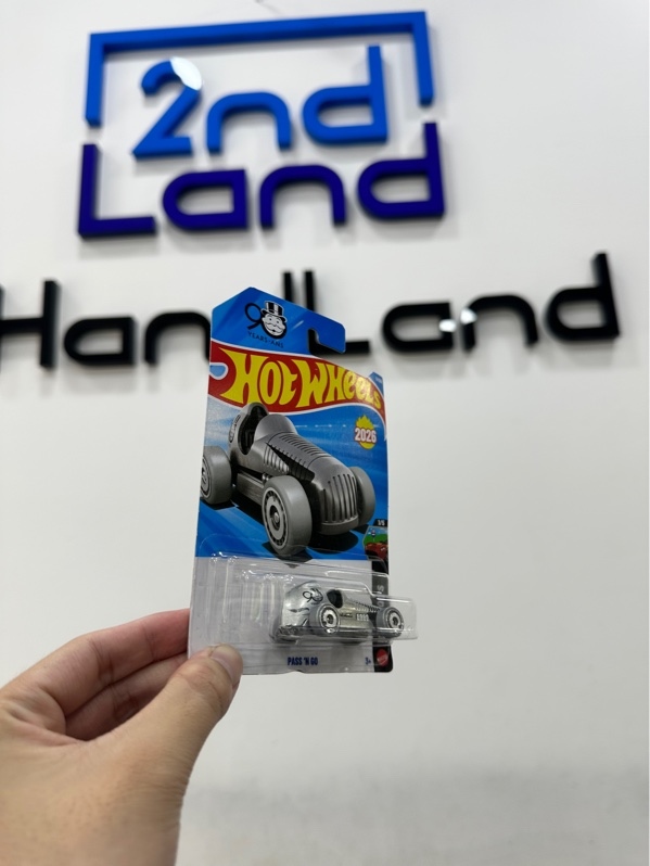 Xe mô hình Hot Wheels - Pass 'N Go 5/250 - Màu xám - Newseal