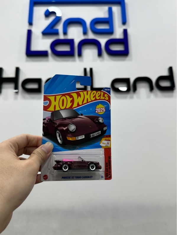 Xe mô hình Hot Wheels Porsche 911 Turbo Cabriolet - Newseal
