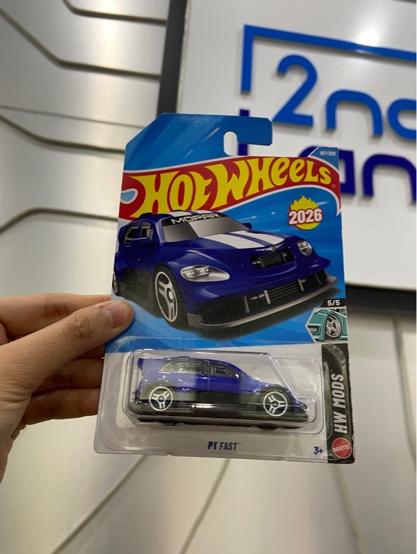Xe mô hình Hot Wheels - PT Fast - Màu xanh - Newseal