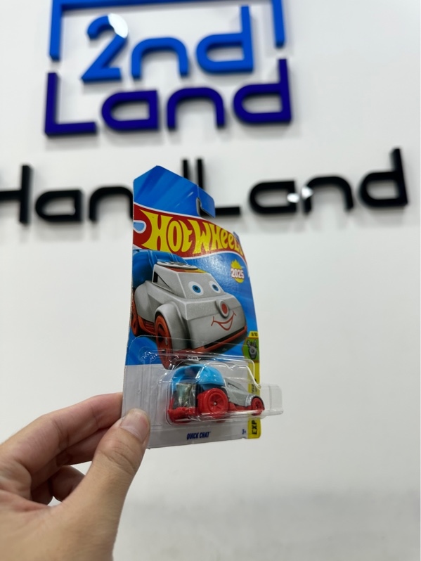 Xe mô hình Hot Wheels - Quick Chat Experimotors 216/250 - Màu bạc - Newseal