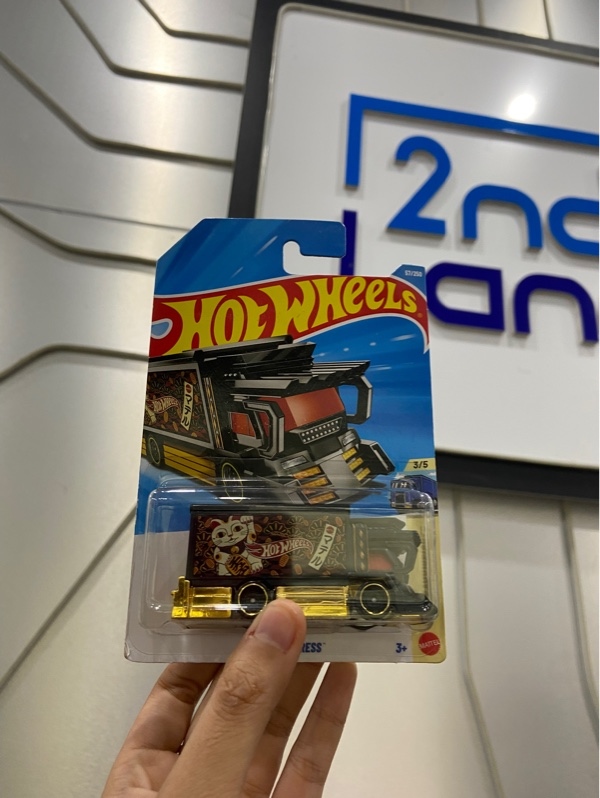 Xe mô hình Hot Wheels - Raijin Express - Màu đen - Newseal