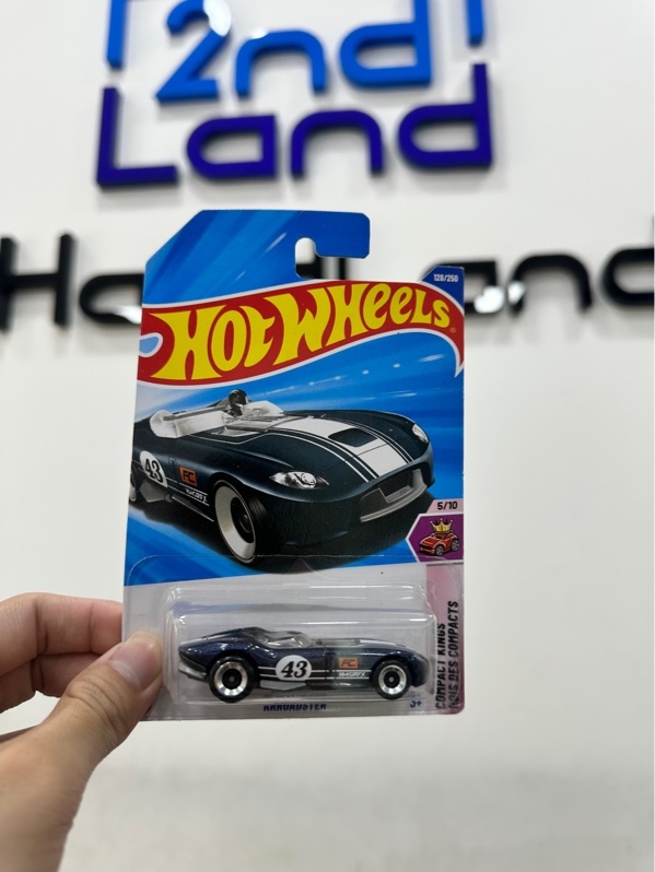 Xe mô hình Hot Wheels - RRRoadster Compact Kings 128/250 - Màu xanh đậm - Newseal