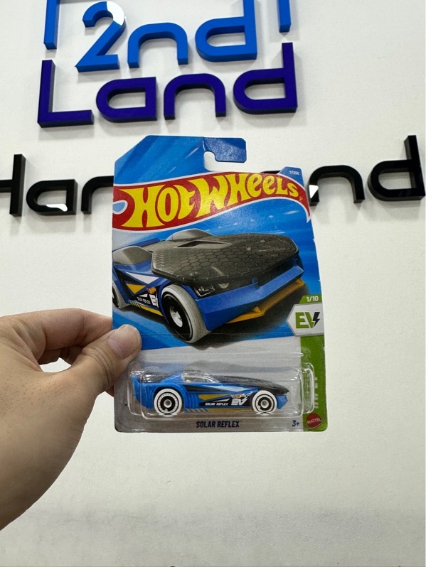 Xe mô hình Hot Wheels - Solar Reflex 7/250 - Màu xanh dương - Newseal