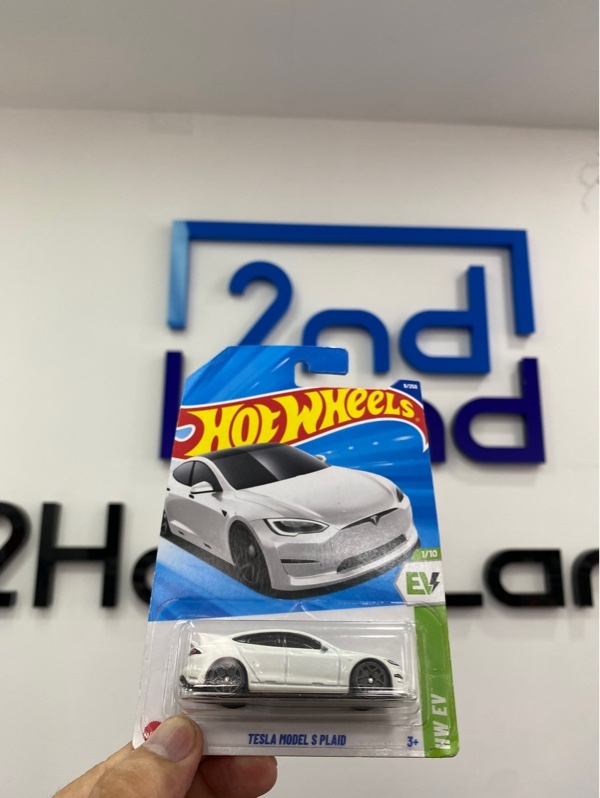 Xe mô hình Hot Wheels - Tesla Model S Plaid - New seal