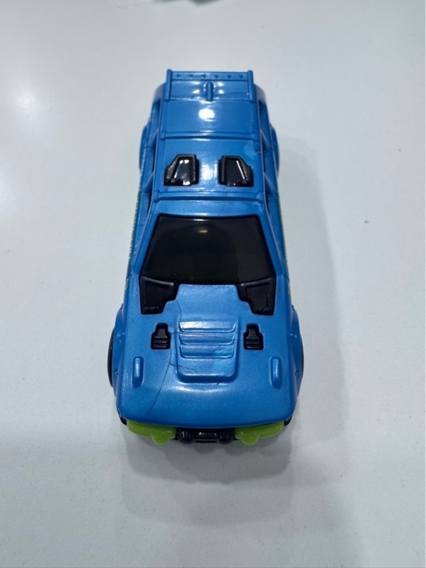 Xe mô hình Hot wheels Track Dwagon - Màu xanh - Ngoại hình 98% - Body