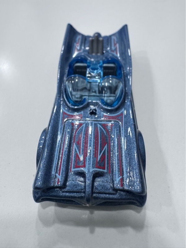 Xe mô hình Hot wheels - TV series Batmobile - Màu xanh - Ngoại hình 98% - Body