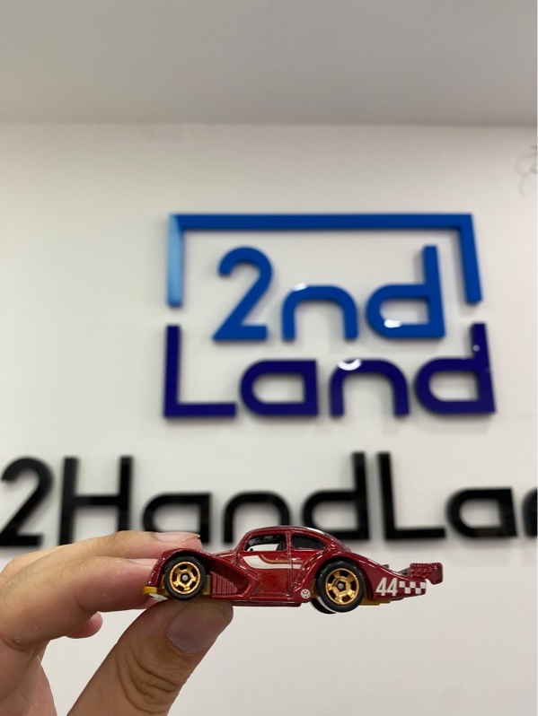 Xe mô hình Hot Wheels - Volkswagen Kafer Racer - Màu đỏ - Ngoại hình: 97% - Kèm Box