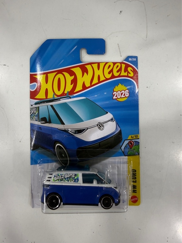 Xe mô hình Hot Wheels - VW ID. BUZZ BOMB - Màu xanh trắng - NewSeal 2026