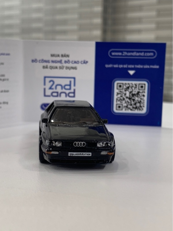 Xe mô hình Hotwheels 87 Audi Quattro - Màu đen - Ngoại hình: 97% - Body