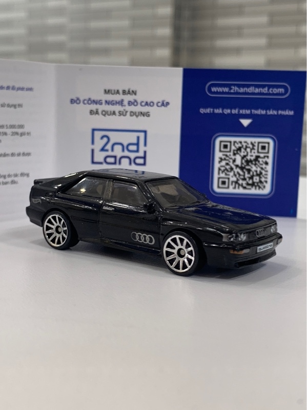 Xe mô hình Hotwheels 87 Audi Quattro - Màu đen - Ngoại hình: 97% - Body