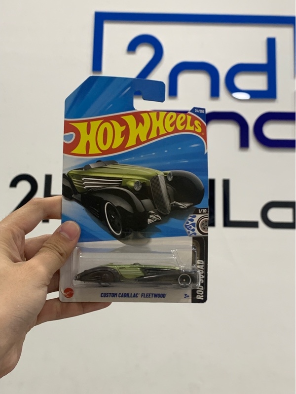 Xe mô hình Hotwheels Custom cadillac - Màu xanh - Newseal