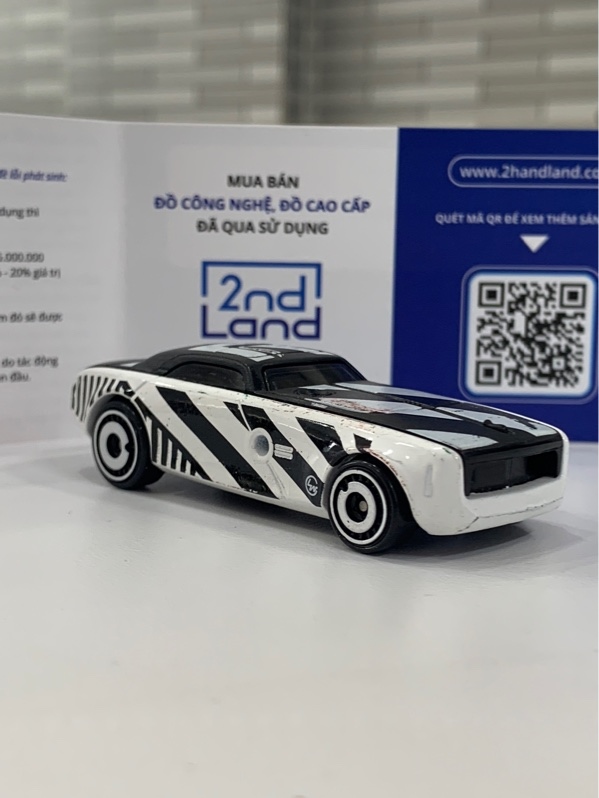 Xe mô hình Hotwheels Hi-Roller 2 - Màu trắng đen - Ngoại hình: 97% - Body
