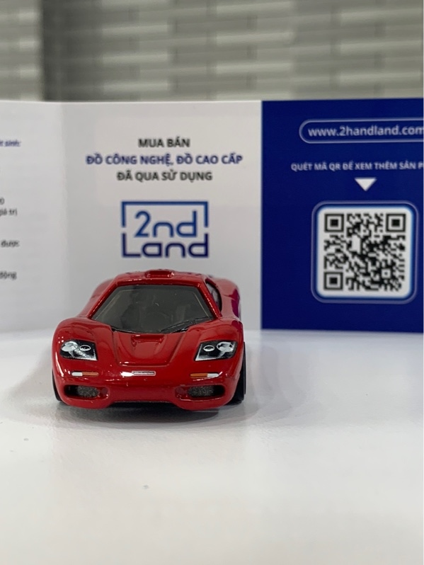 Xe mô hình Hotwheels Mclaren F1 - Màu đỏ - Ngoại hình: 98% - Body