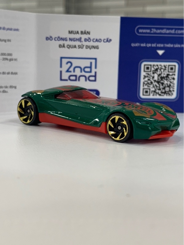Xe mô hình Hotwheels Twin Mill Gen-E - Màu xanh đỏ - Ngoại hình: 97% - Body