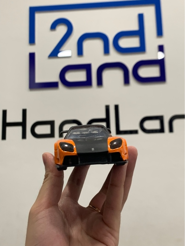 Xe mô hình Jada toys mazda RX7 fast & furious - Tỉ lệ 1/32 - Màu cam - Ngoại hình: 97% - Body