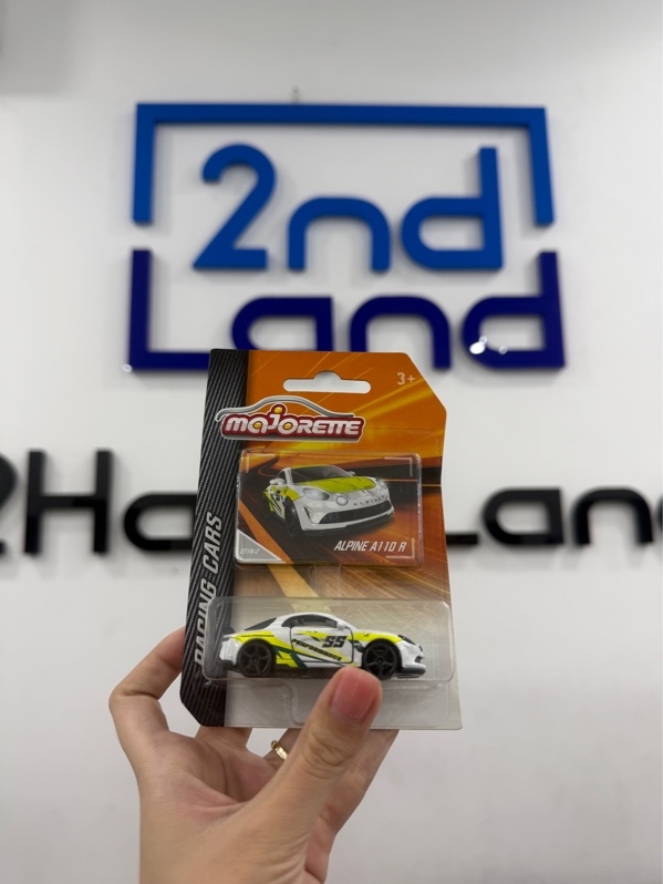 Xe mô hình Majorette Alpine A110R - Màu trắng - Newseal