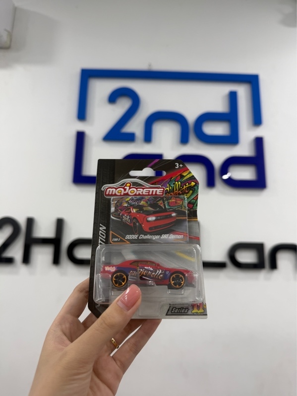 Xe mô hình Majorette Dodge Challenger SRT Demon - Màu đỏ - Newseal