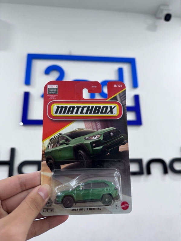 Xe mô hình Matchbox - 2023 toyota Rav4 trd - Màu xanh lá - NewSeal