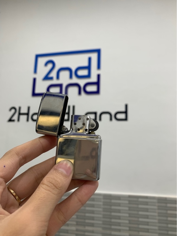 Zippo 167 HP CHR Armor Heavy Wall - Màu trắng bạc - Ngoại hình: 98% - Box