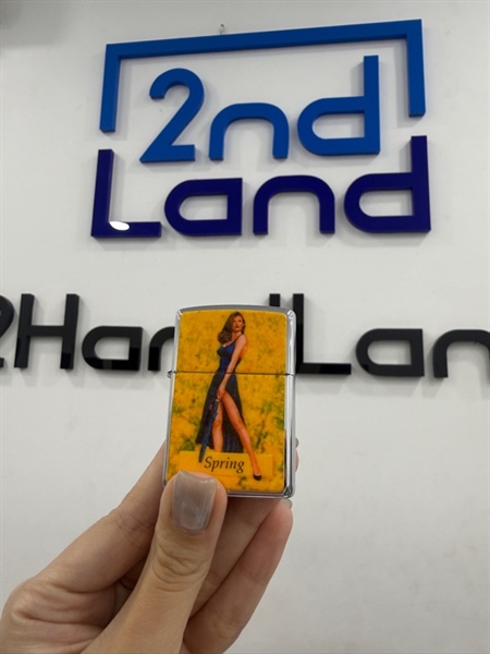 Zippo 43 Spring 08/1996 - Màu bạc - Ngoại hình 98% - Kèm Box