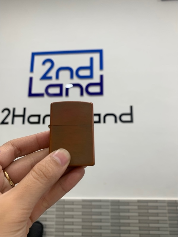 Zippo 48107 – Zippo Solid Copper - Màu đồng đỏ - Ngoại hình: 98% - Box