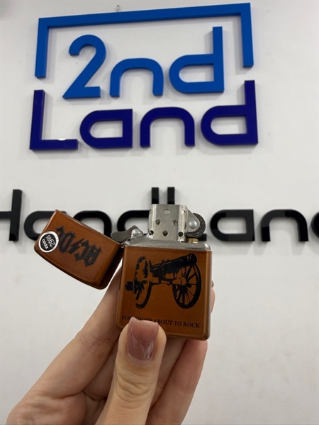 Zippo AC/DC Canon T8/2007 - Màu cam - Ngoại hình 97% - Body 1