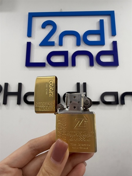 Zippo American Classic - 12/1996 - Màu vàng - Ngoại hình 97% - Body 1