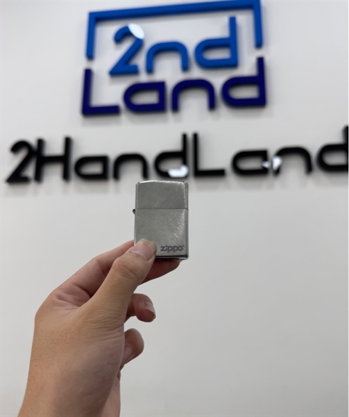 Zippo bạc khắc Happy 65th 03/2015 - Màu bạc - Ngoại hình 97% - Body