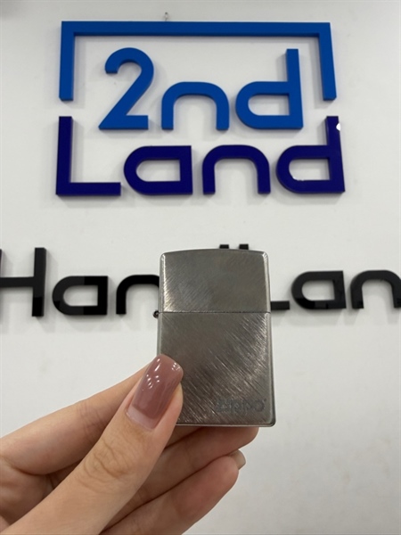 Zippo bạc khắc Happy 65th 03/2015 - Màu bạc - Ngoại hình 97% - Body