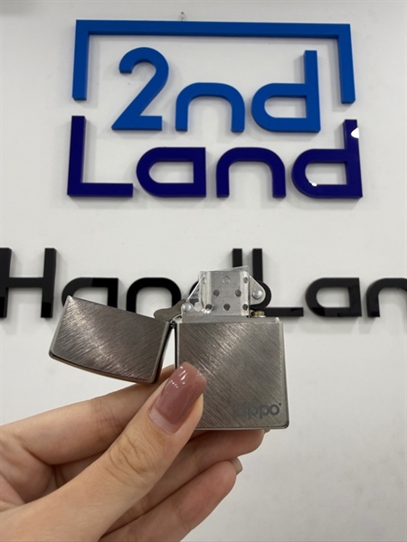 Zippo bạc khắc Happy 65th 03/2015 - Màu bạc - Ngoại hình 97% - Body 1