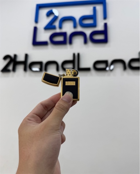 Zippo Black Elegance khắc BLW 06/1987 - Màu vàng - Ngoại hình 97% - Body 1