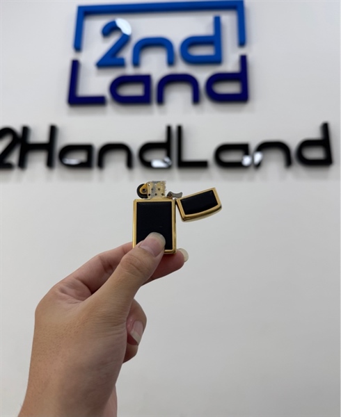 Zippo Black Elegance khắc BLW 06/1987 - Màu vàng - Ngoại hình 97% - Body 2