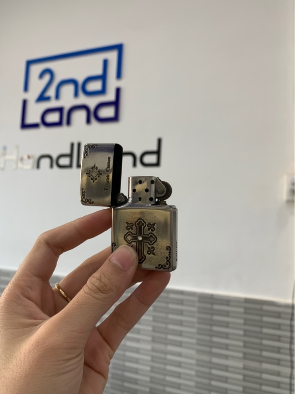 Zippo Chrome Heart Limited Edition - Màu bạc - Ngoại hình: 98% - Body