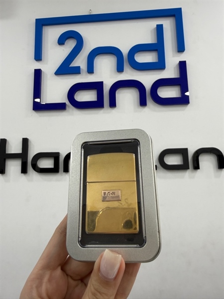 Zippo đính ETN 03/1997 - Màu vàng - Ngoại hình 97% - Box