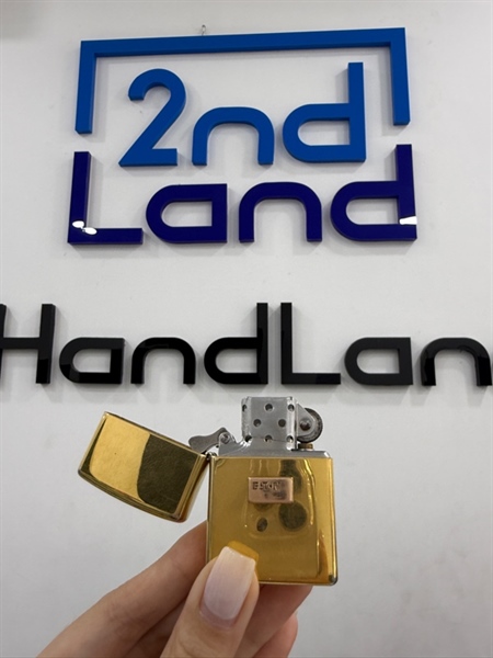 Zippo đính ETN 03/1997 - Màu vàng - Ngoại hình 97% - Box 2