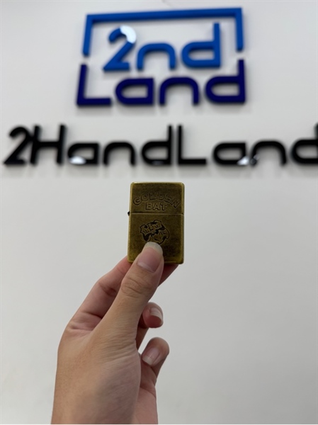 Zippo Golden Bat 1985 - Màu vàng - Ngoại hình 97% - Box