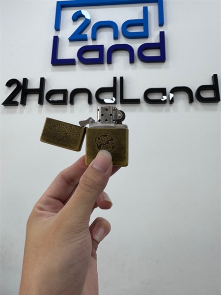 Zippo Golden Bat 1985 - Màu vàng - Ngoại hình 97% - Box 1