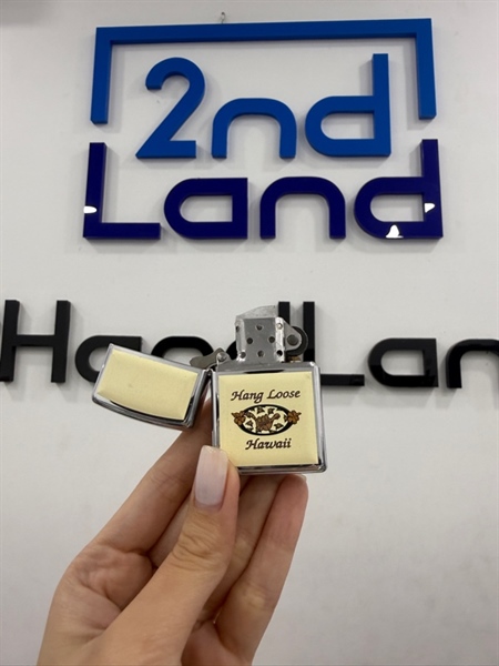 Zippo Hang Loose Hawaii 04/2006 - Màu bạc - Ngoại hình 98% - Body