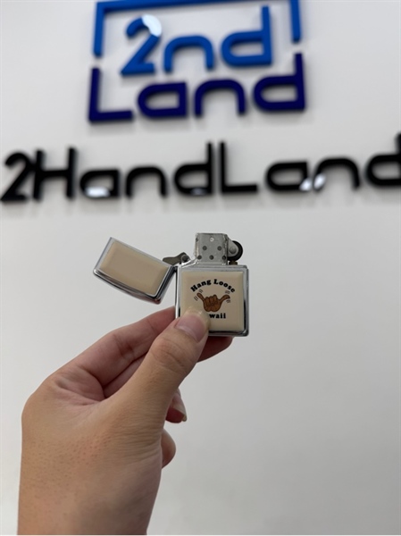Zippo Hang Loose Hawaii 10/1989 - Màu bạc - Ngoại hình 98% - Kèm Box 1