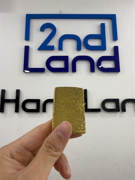 Zippo họa tiết Arabesque T12/1994 - Màu vàng - Ngoại hình 97% - Body 2