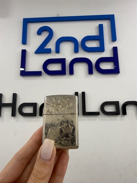Zippo hoa văn vàng hồng phai màu 10/2000 - Ngoại hình 98% - Body