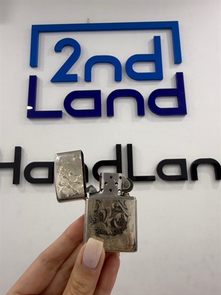 Zippo hoa văn vàng hồng phai màu 10/2000 - Ngoại hình 98% - Body
