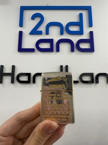 Zippo Is The Best Selection - 01/2001 - Màu vàng - Ngoại hình 97% - Xước 2 mặt - Body