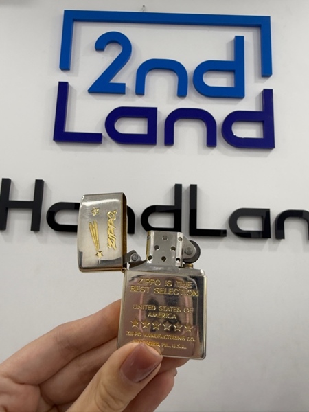 Zippo Is The Best Selection - 01/2001 - Màu vàng - Ngoại hình 97% - Xước 2 mặt - Body 1