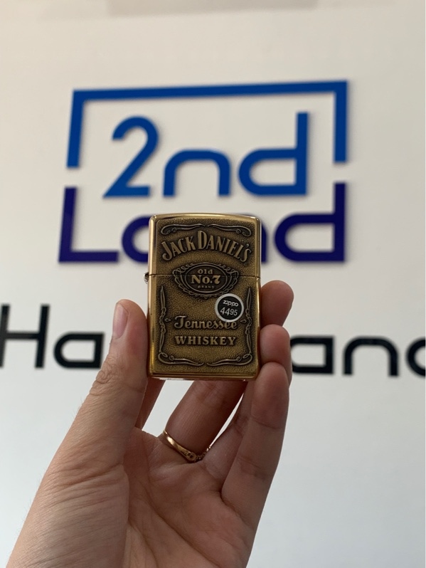 Zippo Jack daniels - Màu vàng - Newseal